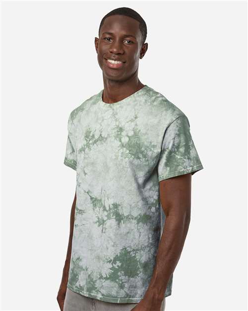 Unisex Crystal Wash T-Shirt - OnModelSide - B10302903 - Crystal Forest