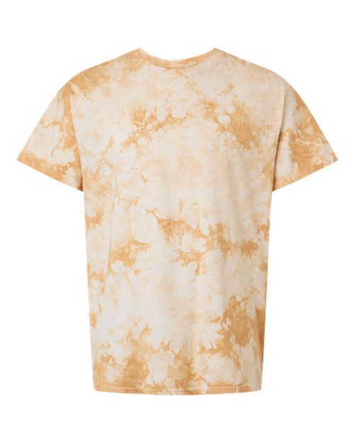 Unisex Crystal Wash T-Shirt - Front - B10302123 - Crystal Golden
