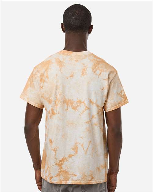 Unisex Crystal Wash T-Shirt - OnModelBack - B10302123 - Crystal Golden