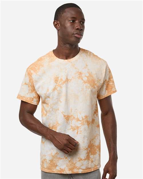Unisex Crystal Wash T-Shirt - OnModelFront - B10302123 - Crystal Golden