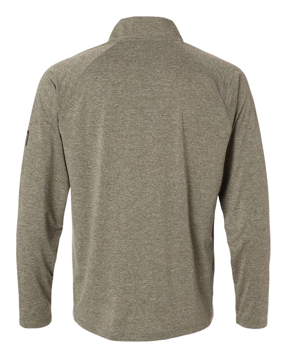 Men's Airweight Heather Quarter-Zip Pullover - Back - B001D2543 - Heather Moss