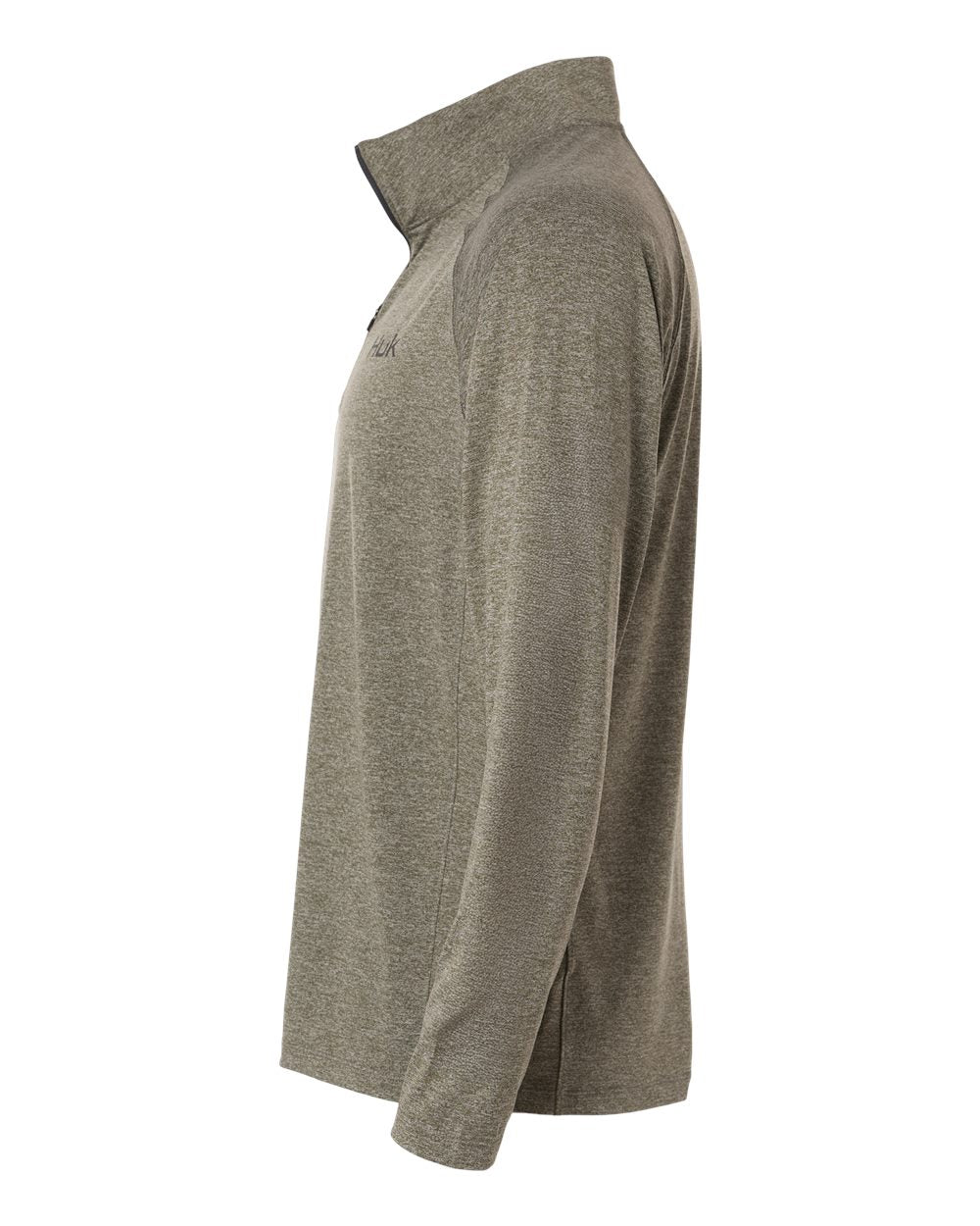 Men's Airweight Heather Quarter-Zip Pullover - DirectSide - B001D2543 - Heather Moss