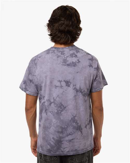 Unisex Crystal Wash T-Shirt - OnModelBack - B10302683 - Crystal Plum