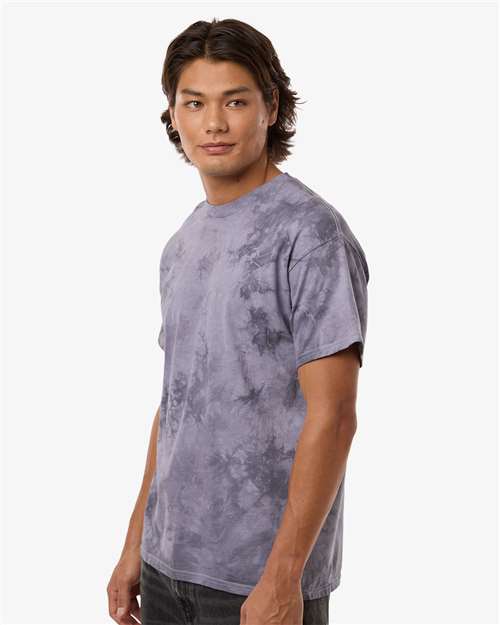 Unisex Crystal Wash T-Shirt - OnModelSide - B10302683 - Crystal Plum