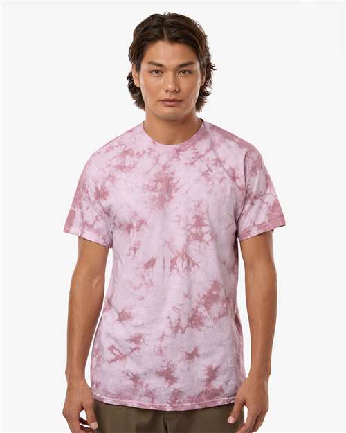 Unisex Crystal Wash T-Shirt - OnModelFront - B10302303 - Crystal Posey