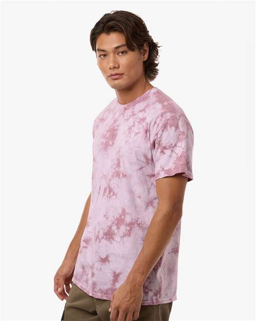 Unisex Crystal Wash T-Shirt - OnModelSide - B10302303 - Crystal Posey