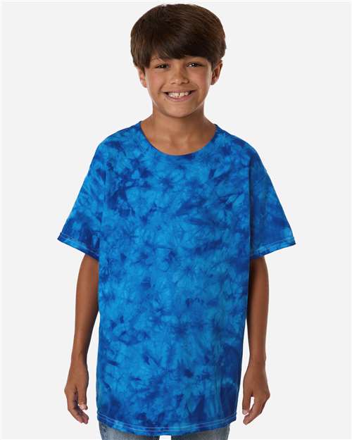 Youth Crystal Wash T-Shirt - OnModelFront - B13602752 - Crystal Royal