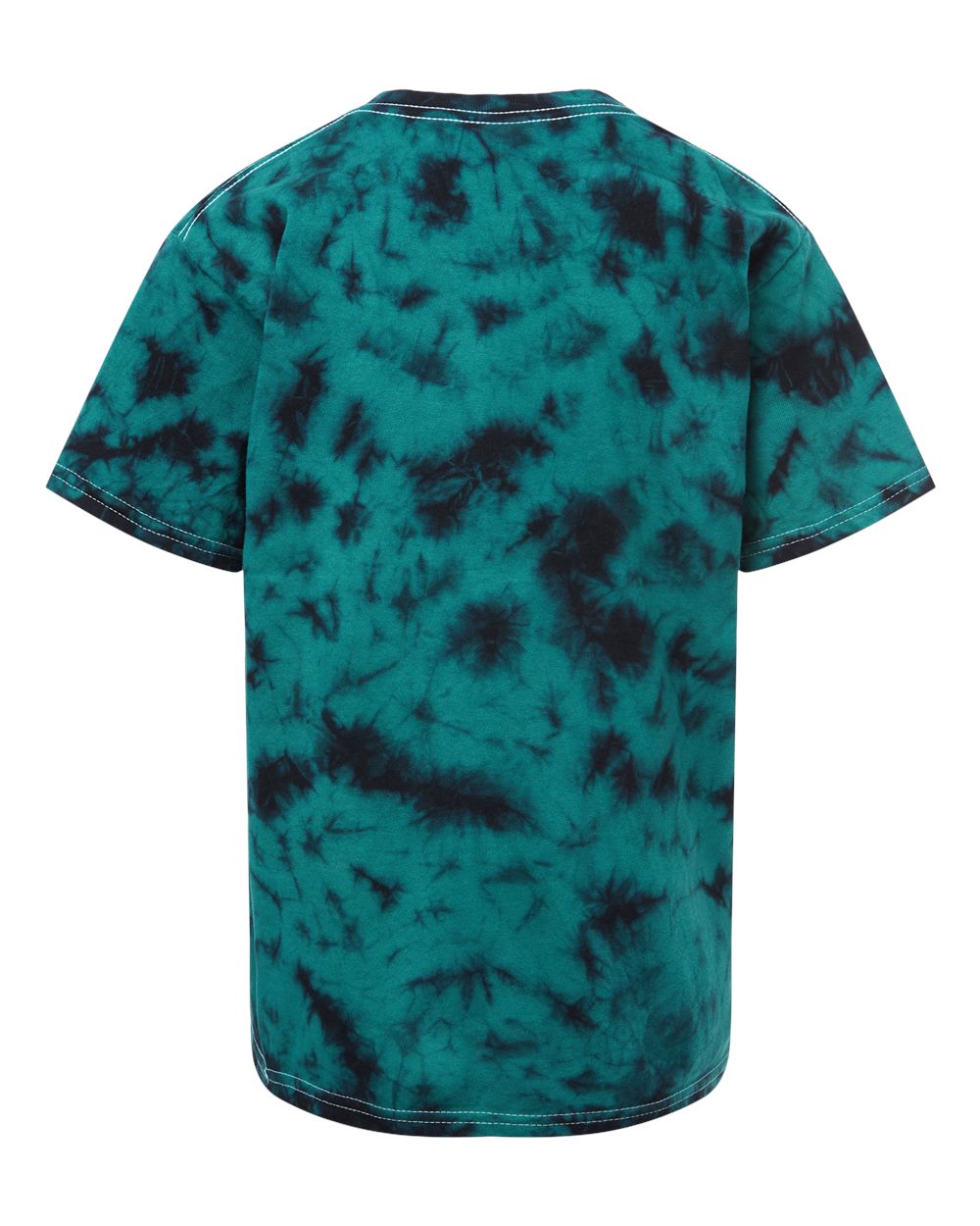 Youth Crystal Wash T-Shirt - Back - B13602592 - Crystal Teal/ Black