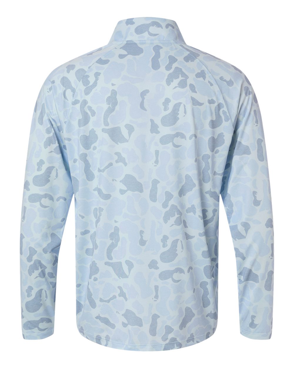 Men's Airweight KC Printed Quarter-Zip Pullover - Back - B003D2253 - Sky