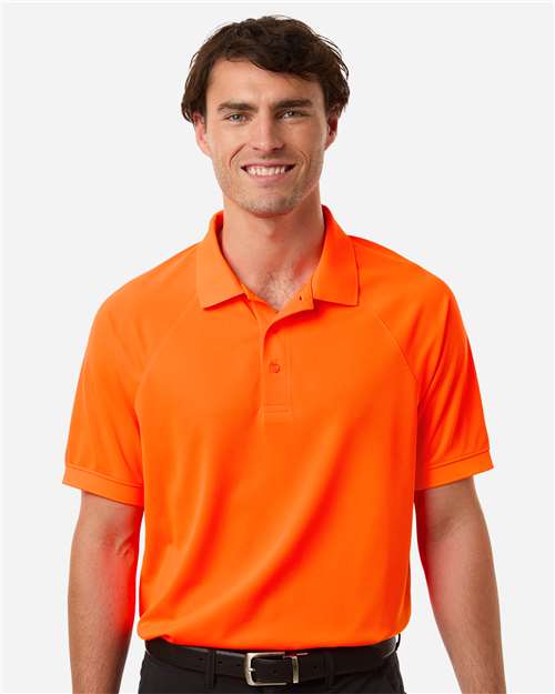 Men's Charge Snag and Soil Protect Polo - OnModelFront - B196B9663 - Safety Orange