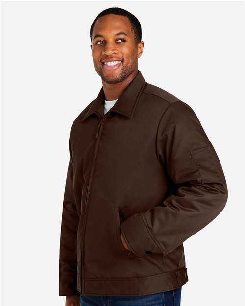 Unisex ClimaBloc® Station Jacket - OnModelSide - B282B9552 - Dark Mocha