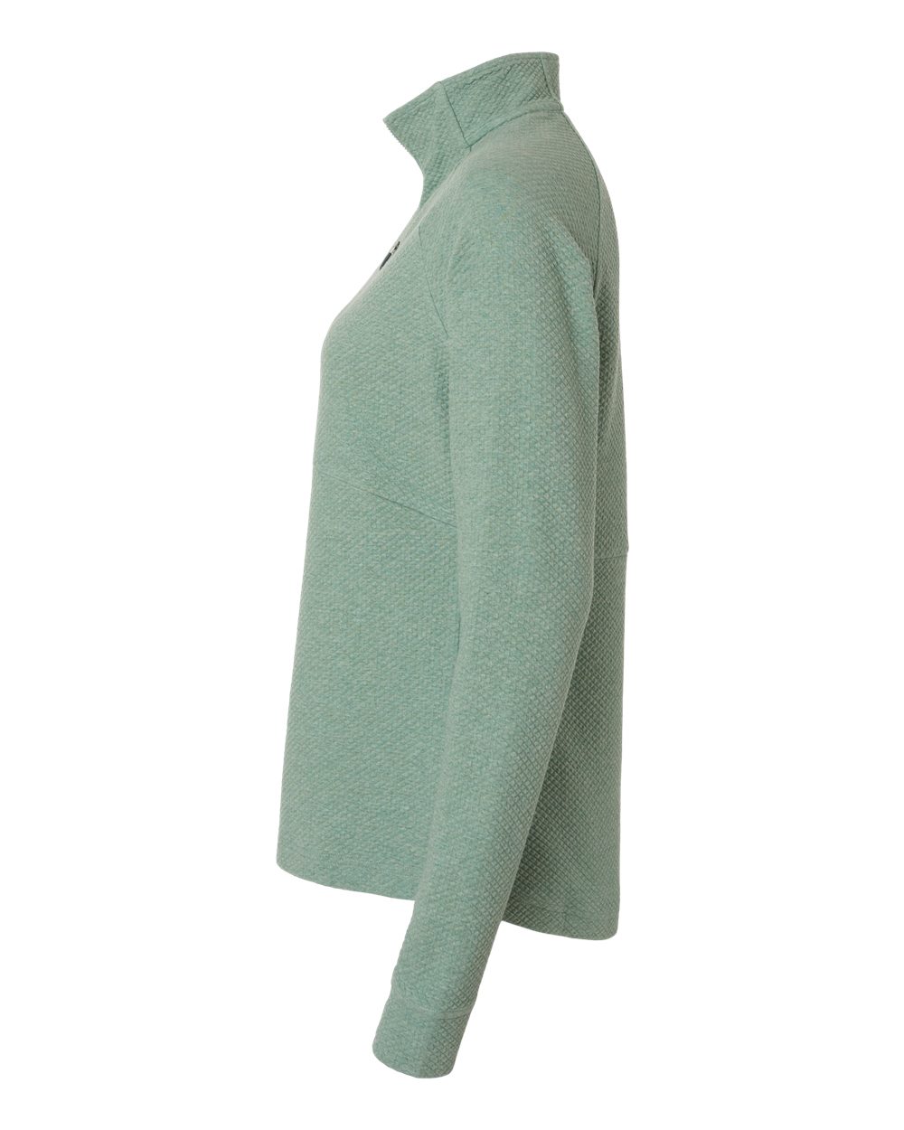 Women's Spirit Textured Quarter-Zip Pullover - DirectSide - B208D3542 - Sage Green Heather