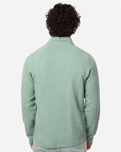 Men's Spirit Textured Full-Zip - OnModelBack - B209D3543 - Sage Green Heather