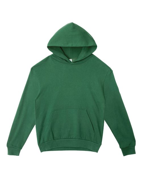 Unisex Urban Pullover Hooded Sweatshirt - Front - B595C9322 - Forest Green