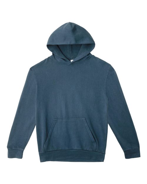 Unisex Urban Pullover Hooded Sweatshirt - Front - B595C9342 - Pigment Midnight Navy