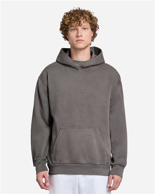 Unisex Urban Pullover Hooded Sweatshirt - OnModelFront - B595C9592 - Pigment Tornado