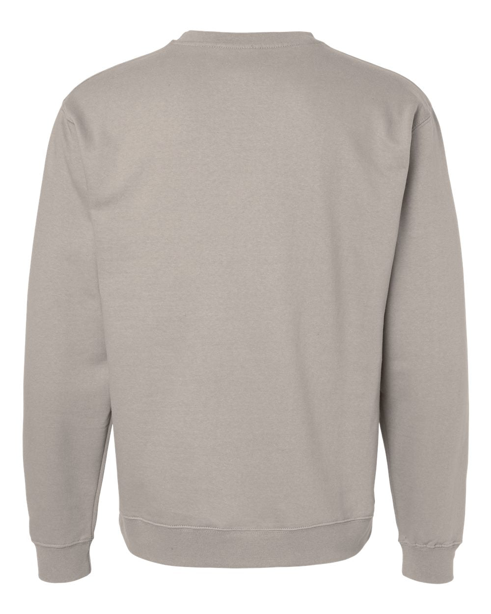 Midweight Crewneck Sweatshirt - Back - B83676433 - Cement