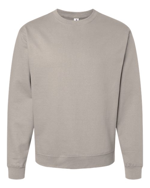 Unisex Midweight Crewneck Sweatshirt - Front - B83676433 - Cement