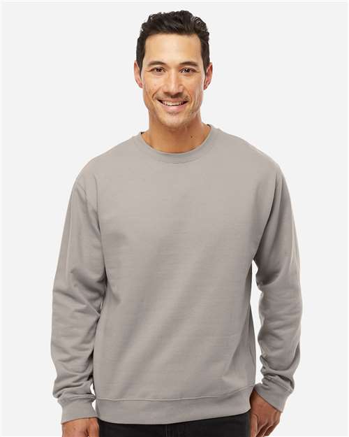 Unisex Midweight Crewneck Sweatshirt - OnModelFront - B83676433 - Cement