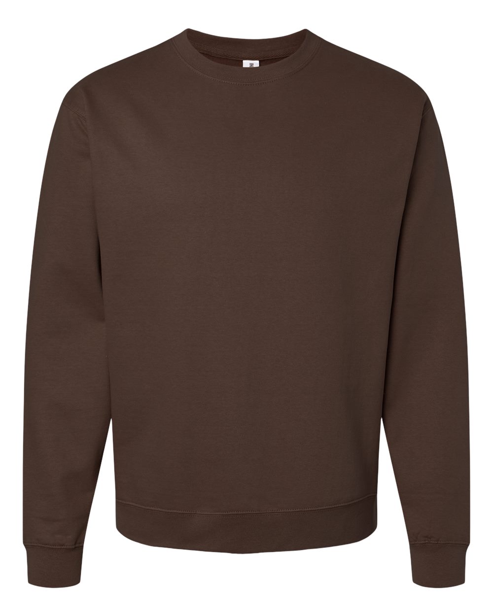 Midweight Crewneck Sweatshirt - Front - B83676603 - Brown