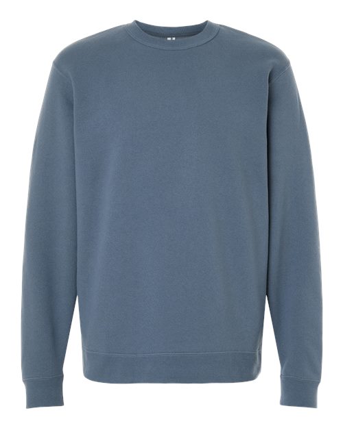 Unisex Midweight Crewneck Sweatshirt - Front - B83676483 - Storm Blue
