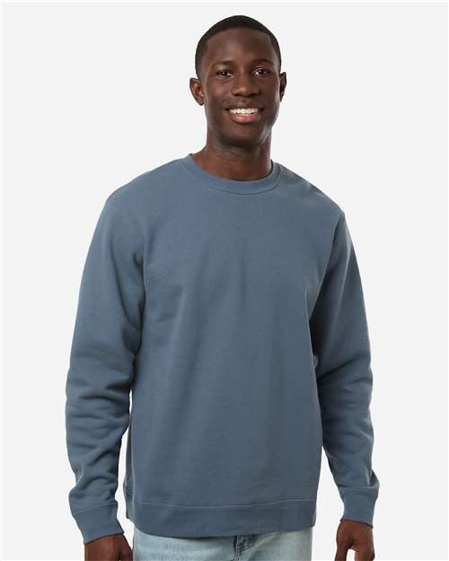 Unisex Midweight Crewneck Sweatshirt - OnModelFront - B83676483 - Storm Blue