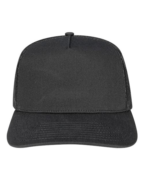 Rudder Five-Panel Cap - Front - B39795500 - Black