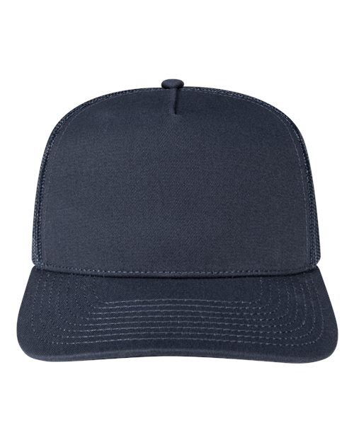 Rudder Five-Panel Cap - Front - B39795650 - Navy