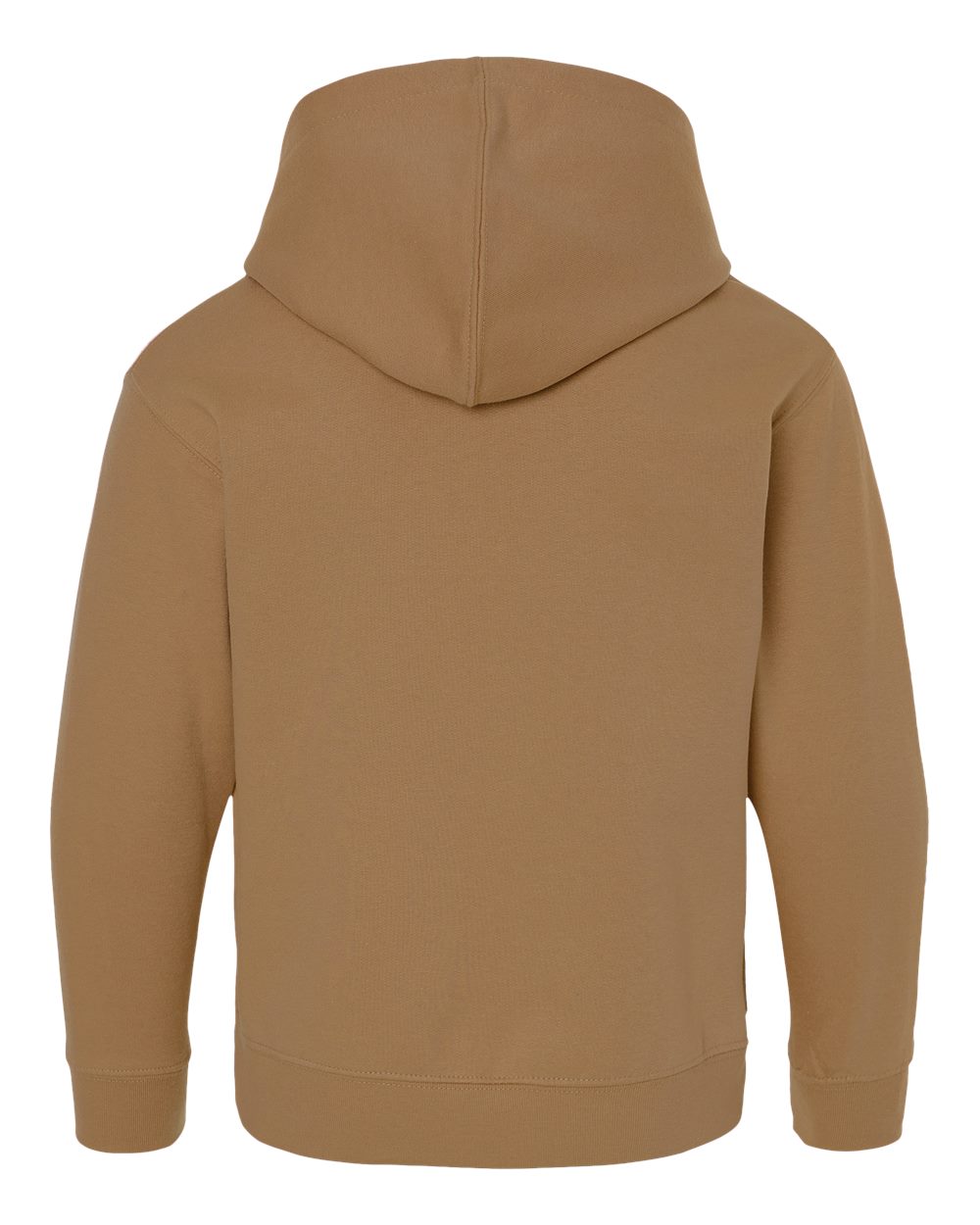 Youth Fleece Hoodie - Back - B39038552 - Coyote Brown