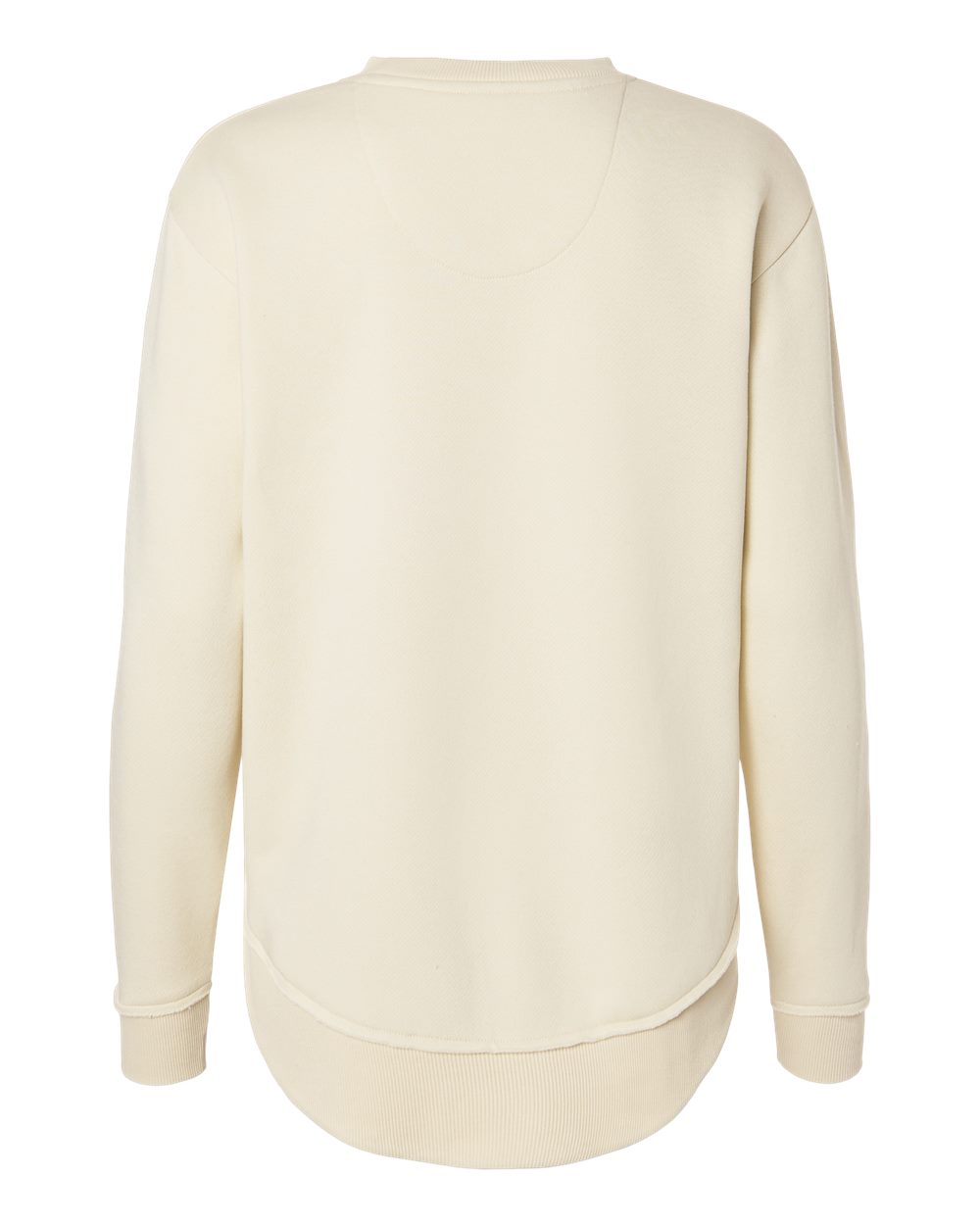 Women's Weekend Fleece Crewneck Sweatshirt - Back - B07038233 - Natural