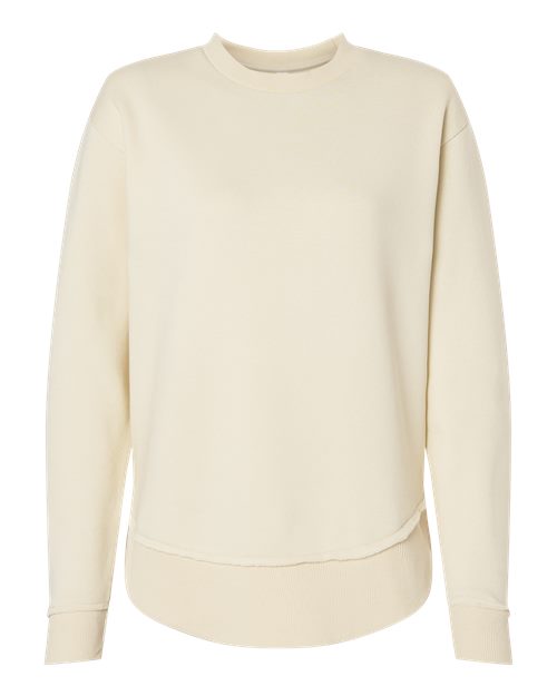Women's Weekend Fleece Crewneck Sweatshirt - Front - B07038233 - Natural
