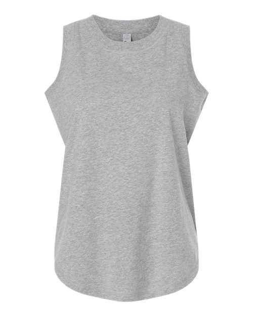 Women's Relaxed Fine Jersey Tank - Front - B07938093 - Heather