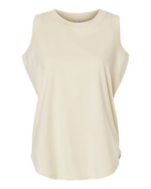Women's Relaxed Fine Jersey Tank - Front - B07938243 - Natural