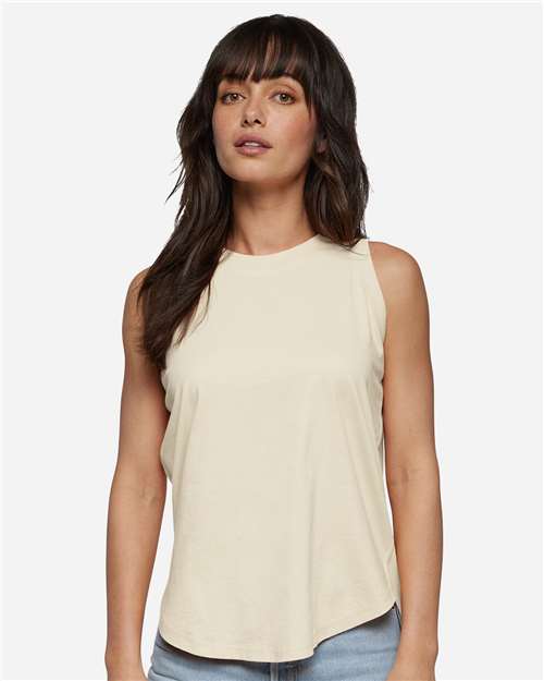 Women's Relaxed Fine Jersey Tank - OnModelFront - B07938243 - Natural