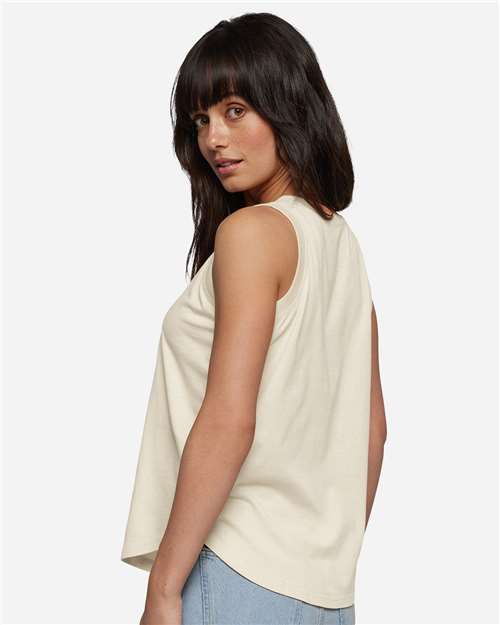 Women's Relaxed Fine Jersey Tank - OnModelSide - B07938243 - Natural