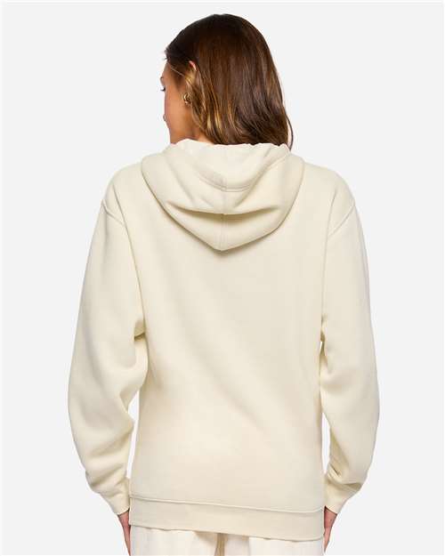 Unisex Elevated Fleece Hoodie Sweatshirt - OnModelBack - B06538233 - Natural