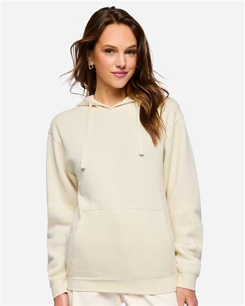 Unisex Elevated Fleece Hoodie Sweatshirt - OnModelFront - B06538233 - Natural