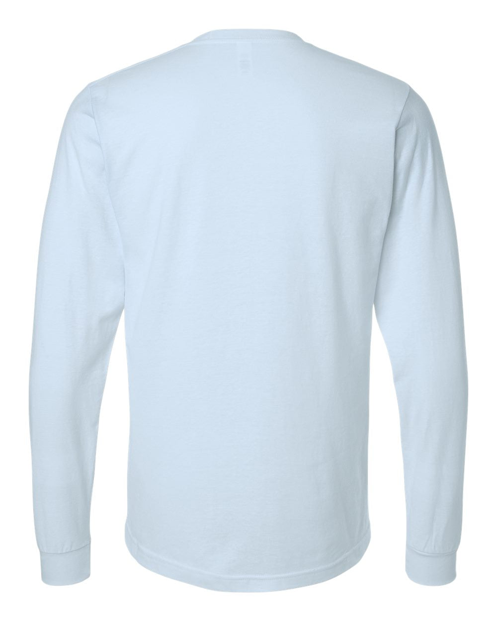Fine Jersey Long Sleeve T-Shirt - Back - B00059252 - Baby Blue