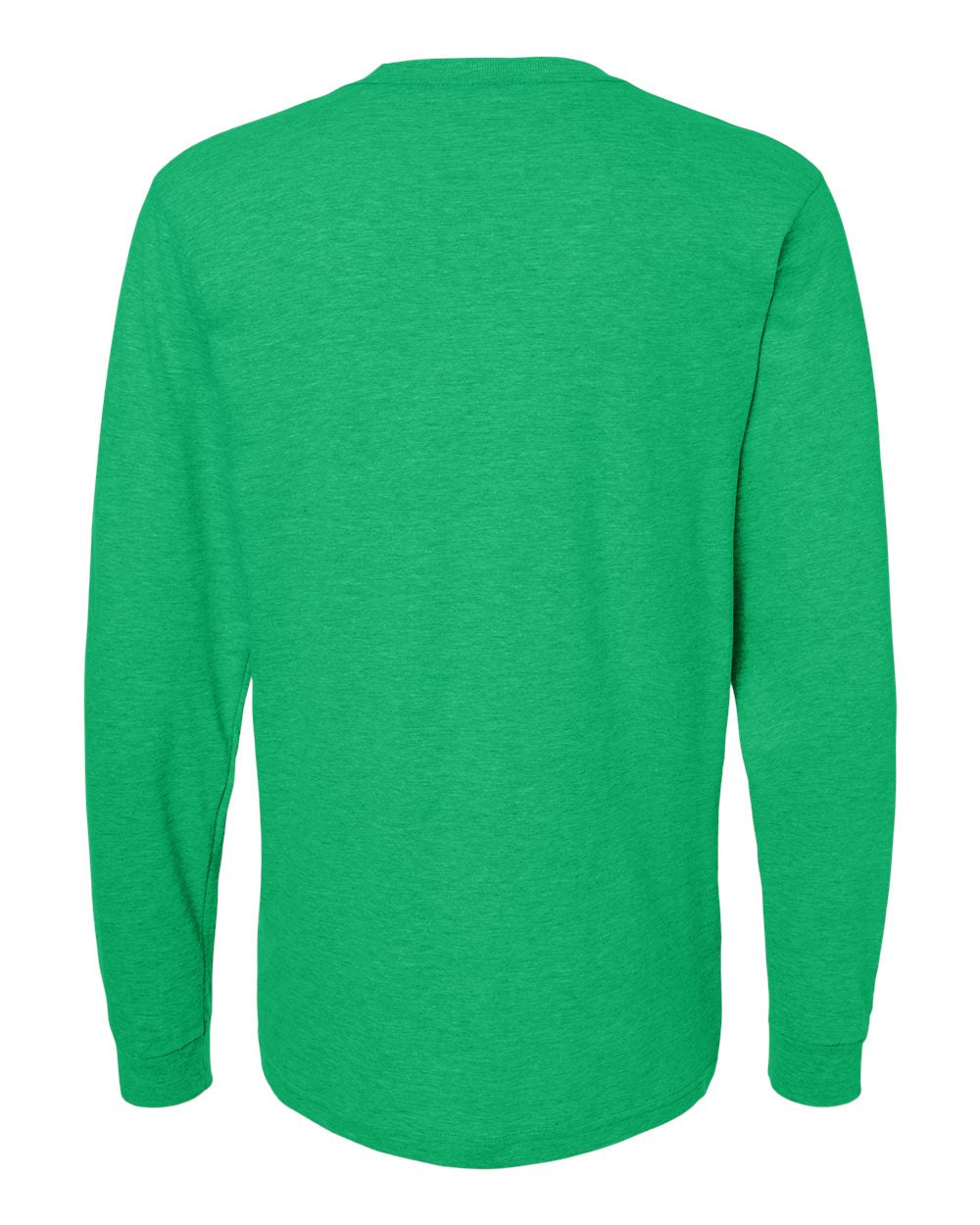 Fine Jersey Long Sleeve T-Shirt - Back - B00059902 - Heather Kelly