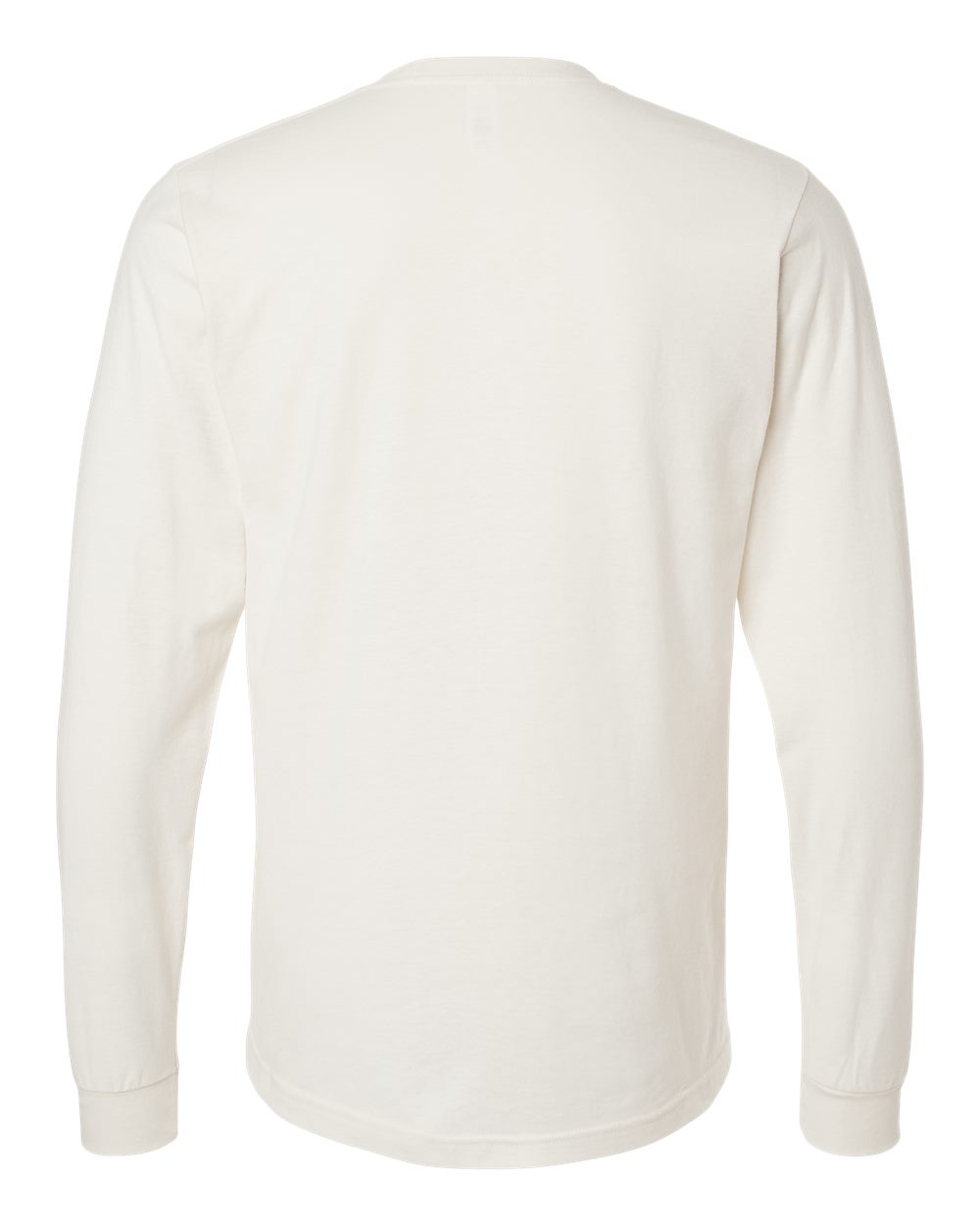 Fine Jersey Long Sleeve T-Shirt - Back - B00059012 - Vintage White