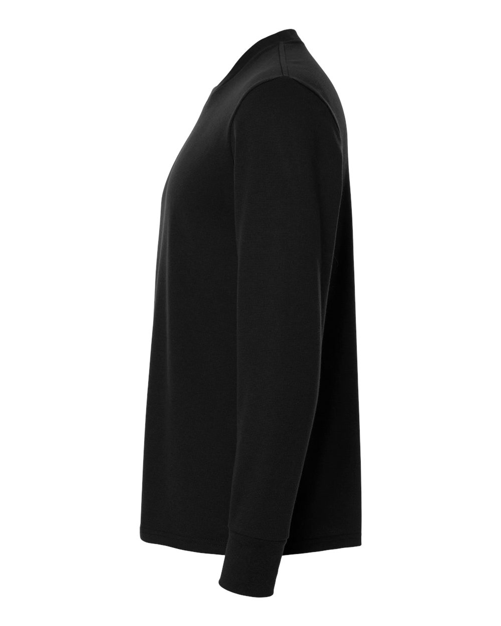 Unisex Ideal Thermal Long Sleeve T-Shirt - DirectSide - B00018502 - Black