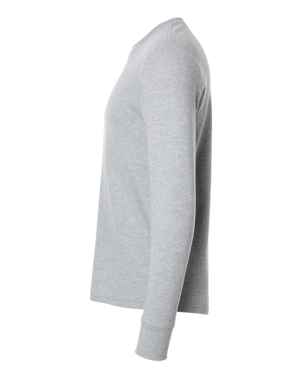 Unisex Ideal Thermal Long Sleeve T-Shirt - DirectSide - B00018022 - Heather Grey