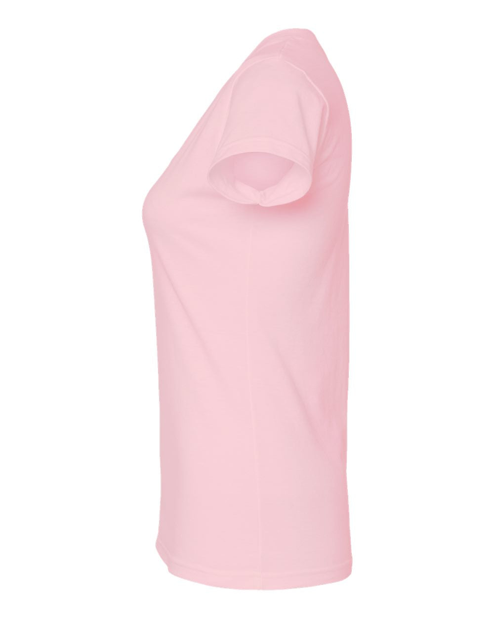 Women's Fine Jersey V-Neck T-Shirt - DirectSide - B20259302 - Pink