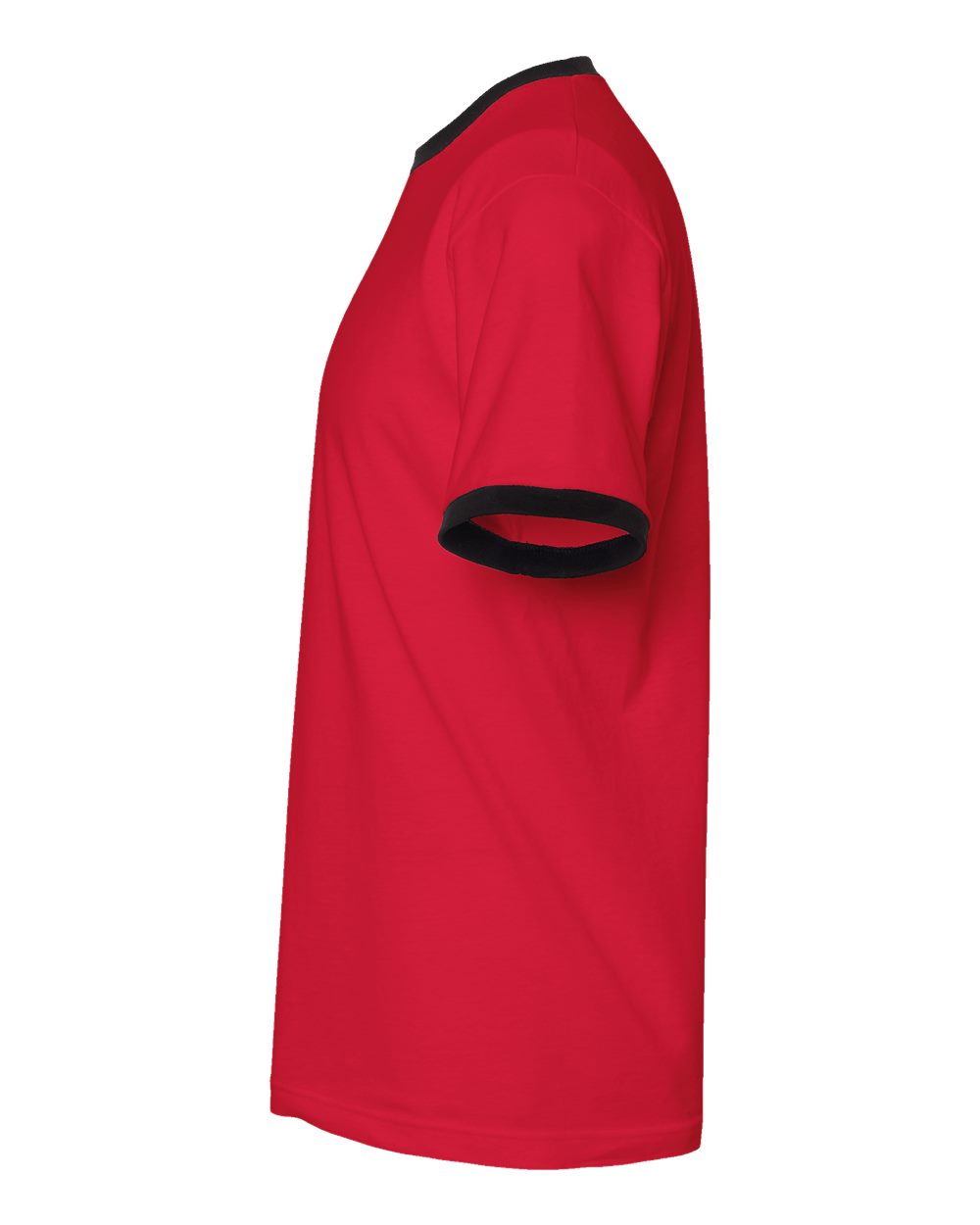 Fine Jersey Ringer T-Shirt - DirectSide - B30459712 - Red/ Black