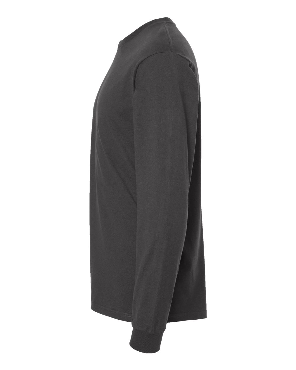 Heavyweight Jersey Long Sleeve T-Shirt - DirectSide - B31059583 - Charcoal
