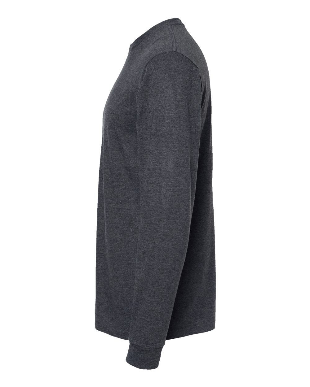 Heavyweight Jersey Long Sleeve T-Shirt - DirectSide - B31059593 - Heather Graphite