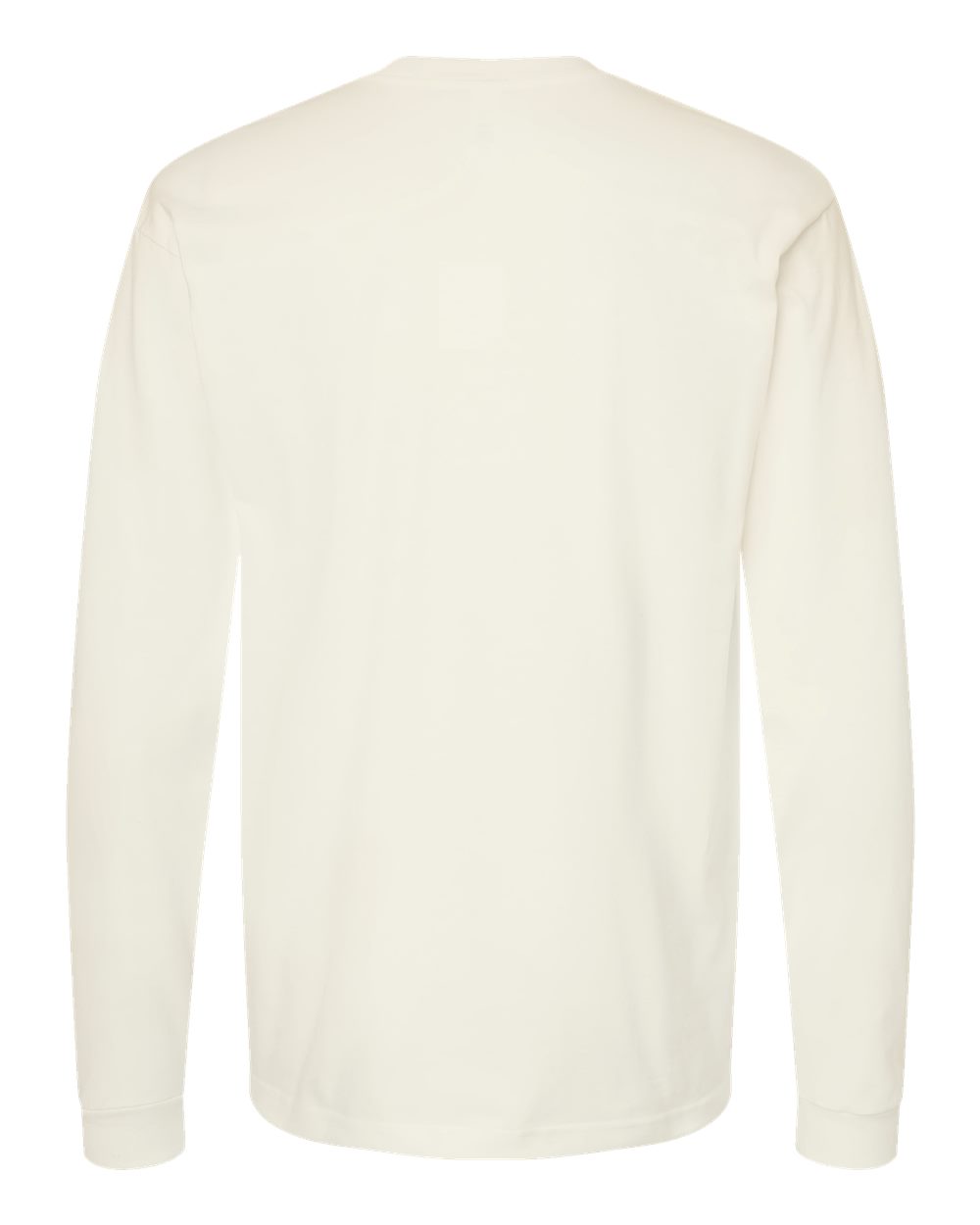 Heavyweight Jersey Long Sleeve T-Shirt - Back - B31059243 - Natural