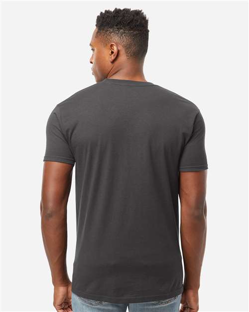 Unisex Heavyweight Jersey Pocket T-Shirt - OnModelBack - B31159583 - Charcoal