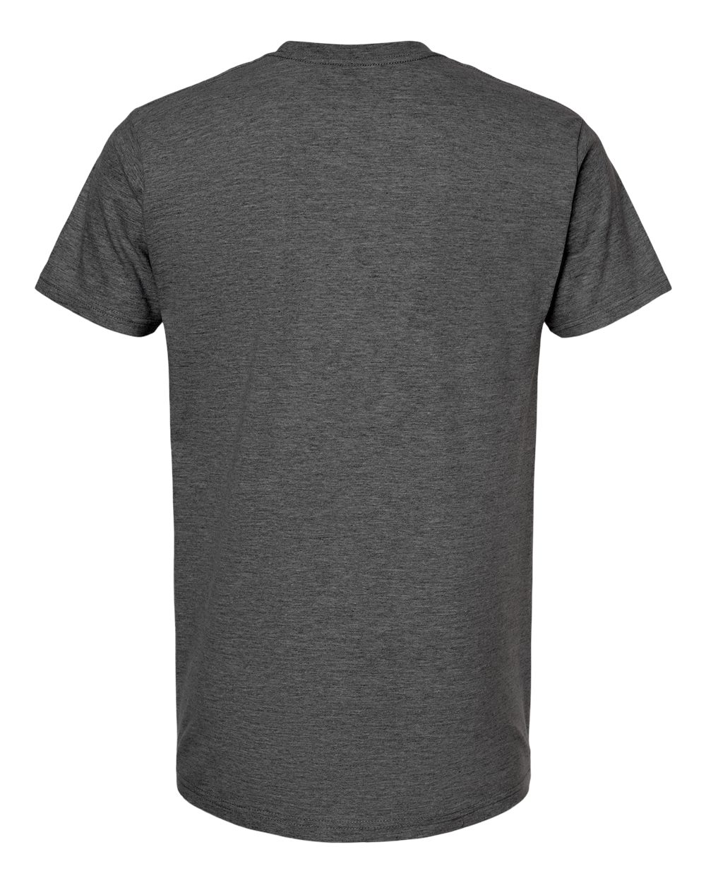Heavyweight Jersey Pocket T-Shirt - Back - B31159593 - Heather Charcoal