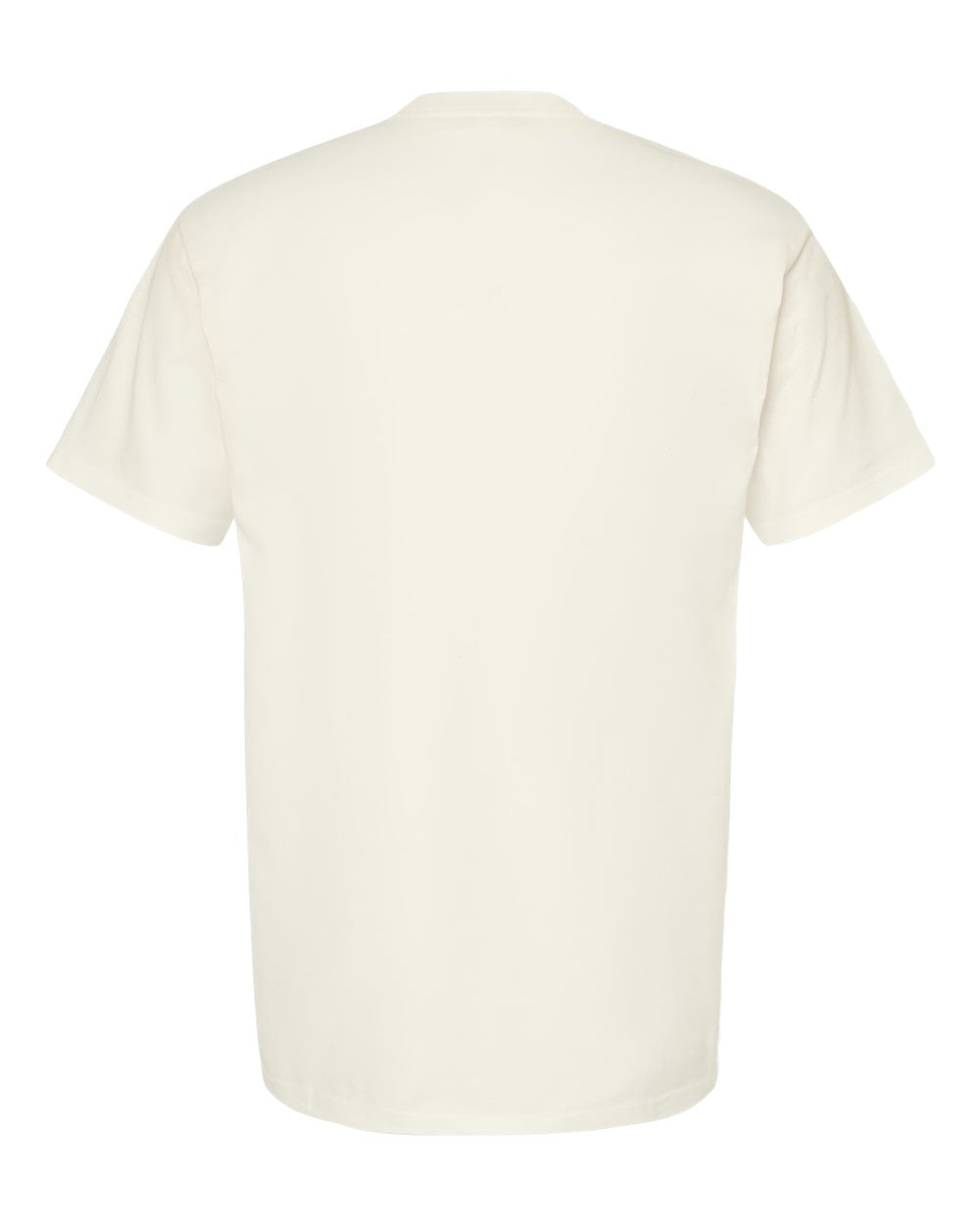 Heavyweight Jersey Pocket T-Shirt - Back - B31159243 - Natural